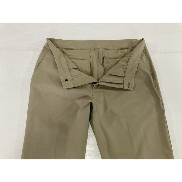 Lululemon ABC Pants Men’s 32 Tan Warpstreme Relaxed Fit Golf Athleisure - Picture 6 of 11